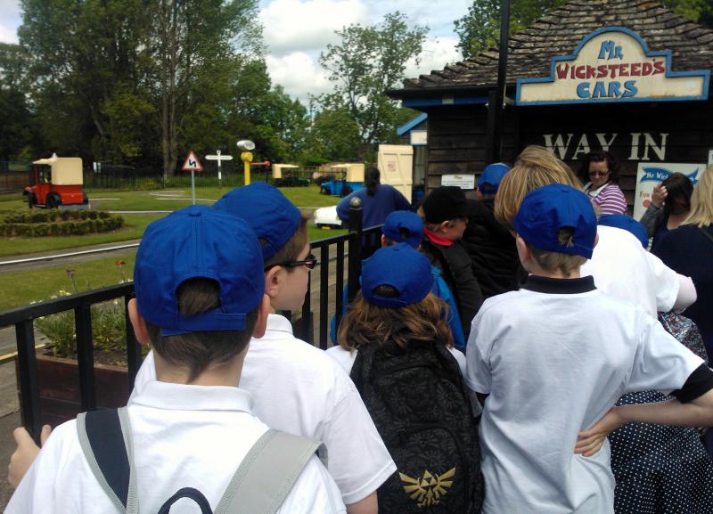 Children on fun day out